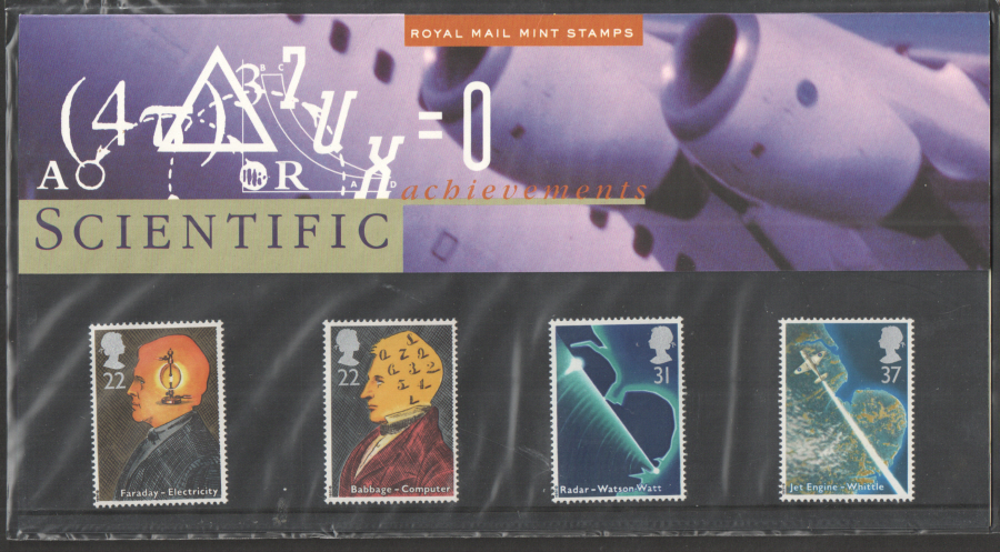 (image for) 1991 Scientific Achievements Royal Mail Presentation Pack 216